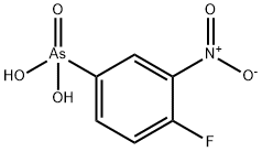 4-arsono-2-nitrofluorobenzene Struktur