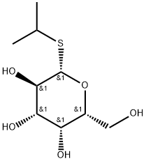 异丙基-beta-D-硫代半乳糖吡喃糖苷,367-93-1,结构式