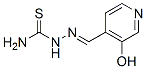 3-Hydroxy-4-pyridinecarbaldehyde thiosemicarbazone Struktur