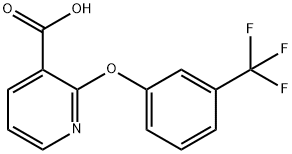2-[3-(TRIFLUOROMETHYL)PHENOXY]NICOTINIC ACID Structure