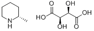(S)-2-甲基哌啶-L-酒石酸盐, 36702-48-4, 结构式