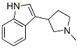 3-(1-Methyl-3-pyrrolidinyl)-1H-indole Struktur