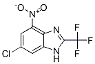 6-Chloro-4-nitro-2-(trifluoromethyl)-1H-benzimidazole Structure