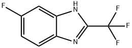 1H-BENZIMIDAZOLE, 5-FLUORO-2-(TRIFLUOROMETHYL)-, 3671-47-4, 结构式