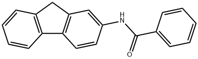 N-2-fluorenylbenzamide Struktur