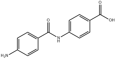 4-(4-氨基苯甲酰胺)苯甲酸 结构式