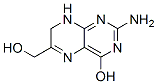 6-Pteridinemethanol, 2-amino-7,8-dihydro-4-hydroxy- Struktur