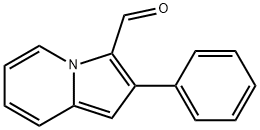 2-PHENYL-INDOLIZINE-3-CARBALDEHYDE Struktur