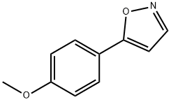 5-(4-METHOXYPHENYL)ISOXAZOLE Structure