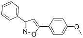 3-Phenyl-5-(4-methoxyphenyl)isoxazole Struktur