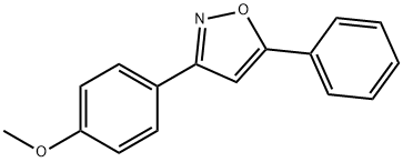 5-Phenyl-3-(4-methoxyphenyl)isoxazole Structure