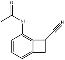 Acetamide,  N-(8-cyanobicyclo[4.2.0]octa-1,3,5-trien-2-yl)- Structure