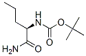 Carbamic acid, [(1R)-1-(aminocarbonyl)butyl]-, 1,1-dimethylethyl ester (9CI) Struktur
