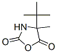 2,5-Oxazolidinedione,  4-(1,1-dimethylethyl)-4-methyl- 化学構造式