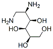 1,2-ジアミノ-1,2-ジデオキシ-D-マンニトール 化学構造式