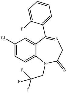 夸西泮, 36735-22-5, 结构式