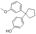 4-[1-(3-METHOXYPHENYL)CYCLOPENTYL]PHENOL Structure