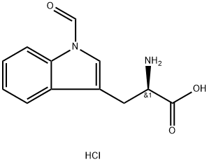 H-D-TRP(FOR)-OH HCL Structure