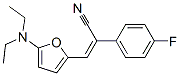 Benzeneacetonitrile,  -alpha--[[5-(diethylamino)-2-furanyl]methylene]-4-fluoro- Structure
