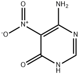 5-硝基-6-氨基-4-羟基嘧啶 结构式