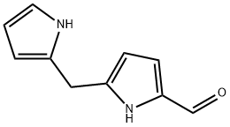 5-((1H-ピロール-2-イル)メチル)-1H-ピロール-2-カルブアルデヒド 化学構造式