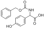 2-(CBZ-AMINO)-2-(4'-HYDROXYPHENYL)ACETIC ACID Structure