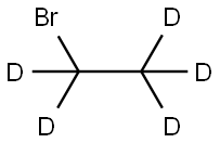 1-ブロモ(1,1,2,2,2-2H5)エタン 化学構造式