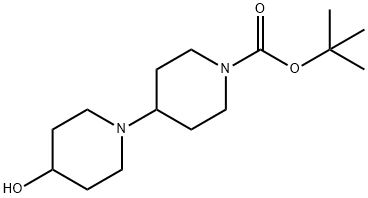 1'-BOC-[1,4']ビピペリジニル-4-オール 化学構造式