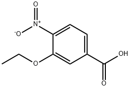 Benzoic acid, 3-ethoxy-4-nitro- (9CI) Structure