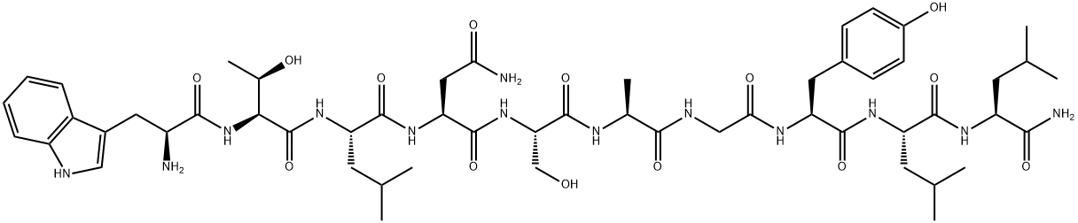 GALANIN (2-11) PORCINE, RAT Struktur