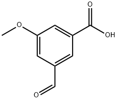 3-甲酰基-5-甲氧基苯甲酸 结构式