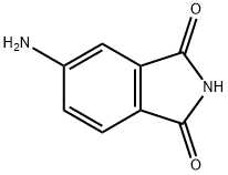 4-アミノフタルイミド 化学構造式