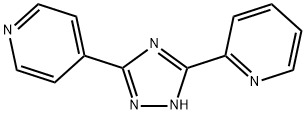 3-(2-ピリジル)-5-(4-ピリジル)-1,2,4-トリアゾール 化学構造式