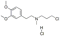 N-(3-chloropropyl)-3,4-dimethoxy-N-methylphenethylamine hydrochloride Structure