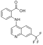 2-((7-(trifluoromethyl)-4-quinolinyl)amino)benzoic acid Structure