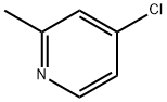 4-クロロ-2-ピコリン塩酸塩 塩化物 化学構造式