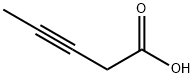 3-Pentynoic acid 化学構造式