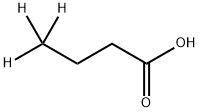 BUTYRIC-4,4,4-D3 ACID Structure