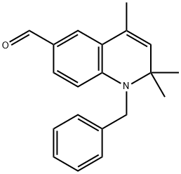 1-苄基-2,2,4-三甲基-1,2-二氢喹啉-6-甲醛, 367909-68-0, 结构式