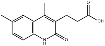 3-(2-HYDROXY-4,6-DIMETHYL-QUINOLIN-3-YL)-PROPIONIC ACID Structure