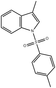 3-methyl-1-p-toluenesulfonyl-1H-indole Struktur