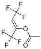 1,1,1,4,4,4-HEXAFLUOROBUT-2-EN-2-YL ACETATE Struktur