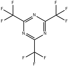 2,4,6-三(三氟甲基)-1,3,5-三嗪, 368-66-1, 结构式