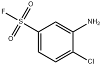 3-アミノ-4-クロロベンゼンスルホン酸フルオリド 化学構造式