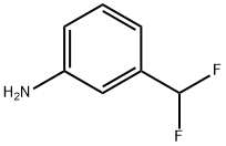 3-(ジフルオロメチル)アニリン 化学構造式