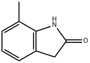 7-メチル-1,3-ジヒドロ-2H-インドール-2-オン 化学構造式