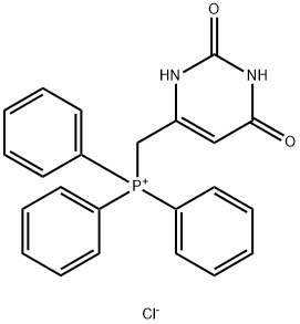 6-Uracilylmethylene Triphenylphosphonium Chloride Structure