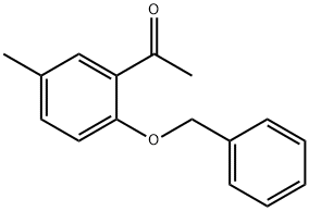 1-[2-(Benzyloxy)-5-methylphenyl]ethanone Struktur