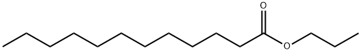 ラウリン酸プロピル 化学構造式