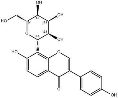 葛根素,3681-99-0,结构式